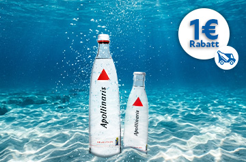 Apollinaris Rabattaktion 1 Euro - KW 27 und 28 in 2026